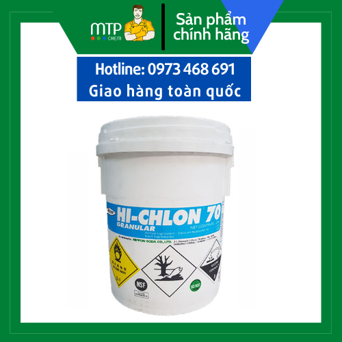 HÓA CHẤT BỂ BƠI CHLORINE 70% HIỆU NIPPON